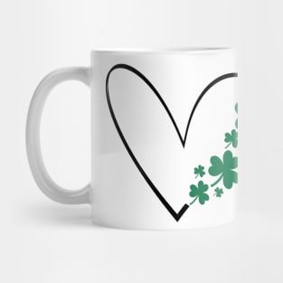 Shamrock Heart Mug